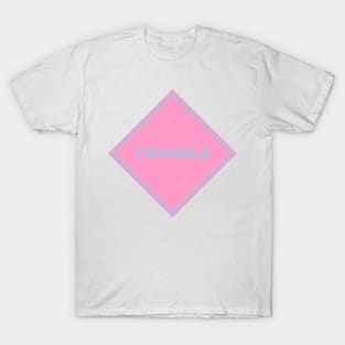 Pink Blue Triangle T-Shirt